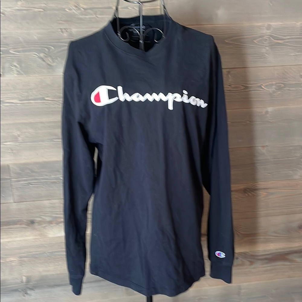 Champion Black Long Sleeve Shirt